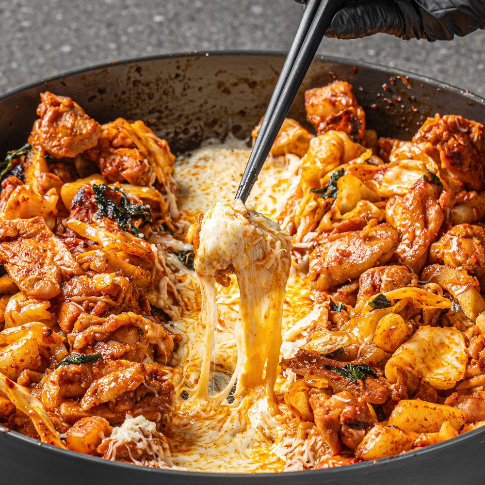마들 춘천 양념 순살 숯불 닭갈비 1kg 택배 : 마들닭갈비