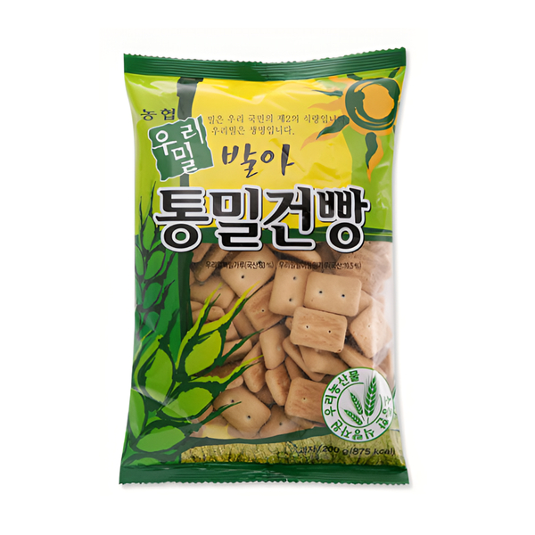 농협 우리밀 발아 통밀 건빵 200g 3개 5개 10개 : 퓨어푸드 PureFood