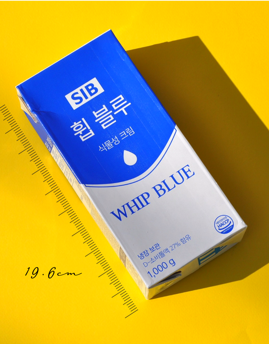 [아이스박스무료] 선인 휩블루 식물성 휘핑크림 1kg : 주식회사88에프앤비