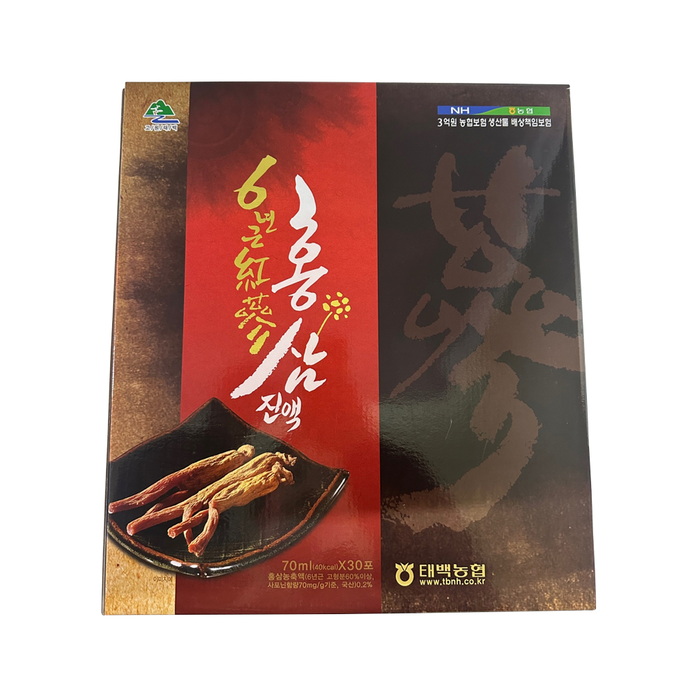 [태백농협] 6년근 홍삼진액 (8803306602631) : 서울서남부농협하나로마트