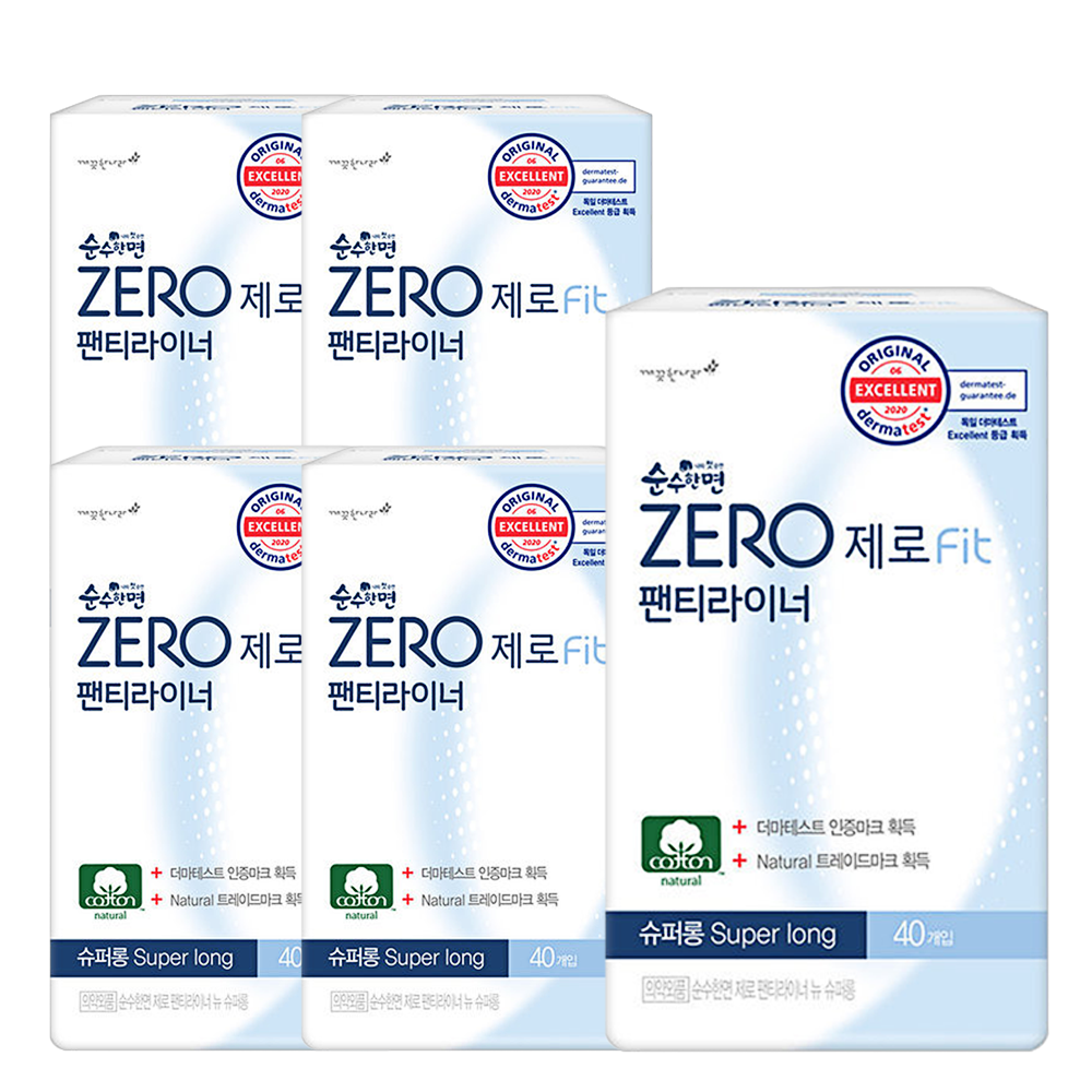 순수한면 제로 팬티라이너 5팩 : 티에스shop