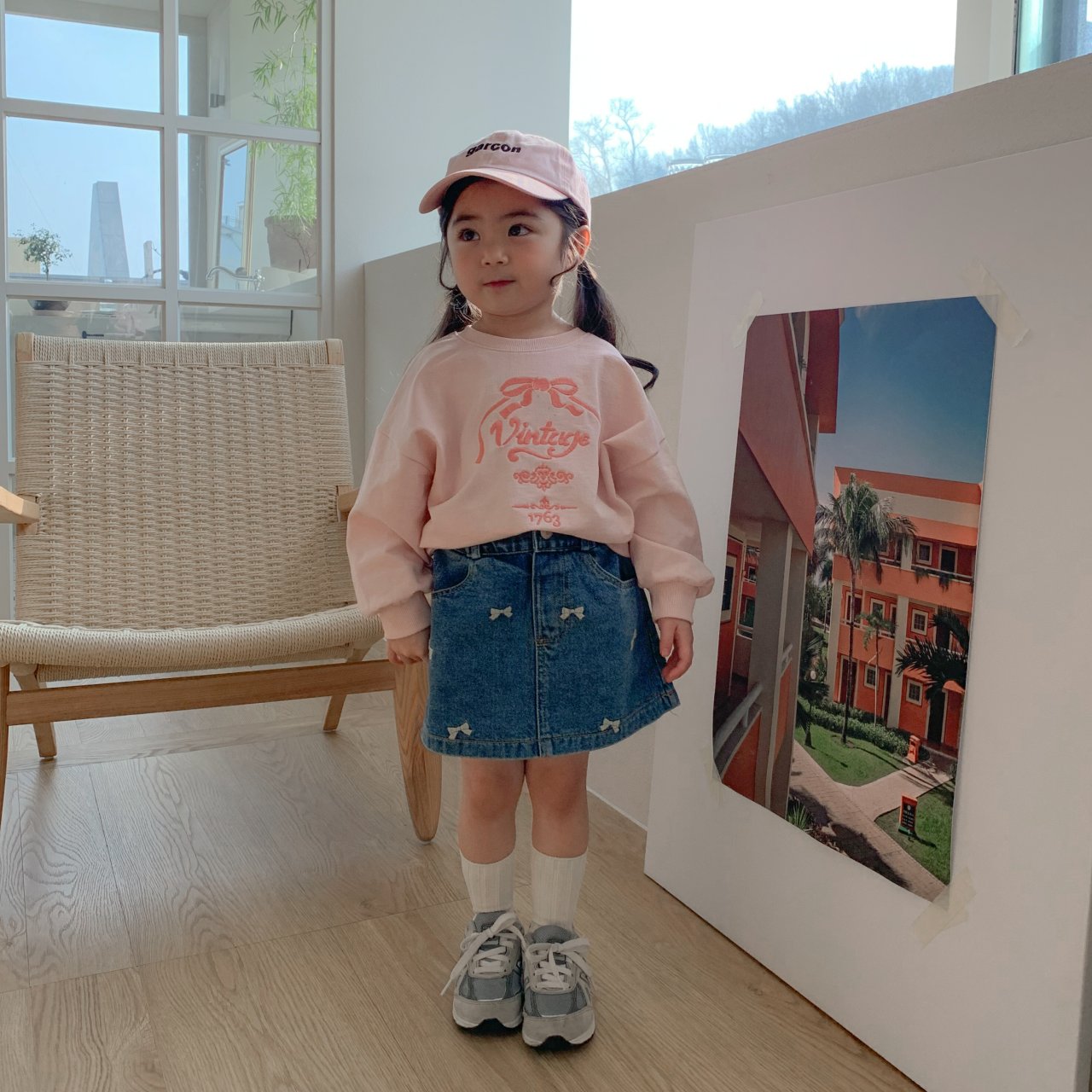 모모앤 리본청치마 : 쁘띠몽쉘