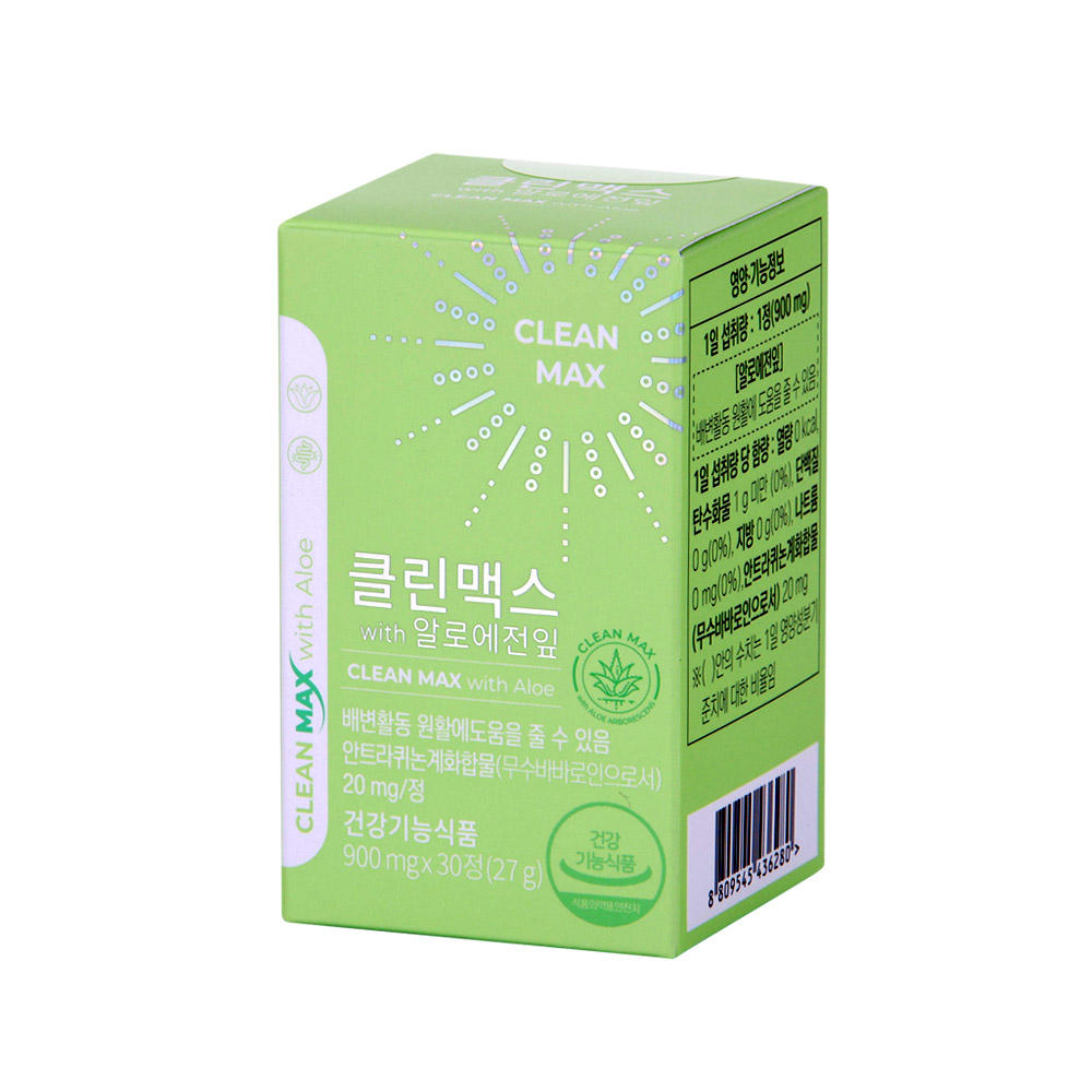 장건강을 위한 클린맥스 30정 : 이룸생활건강