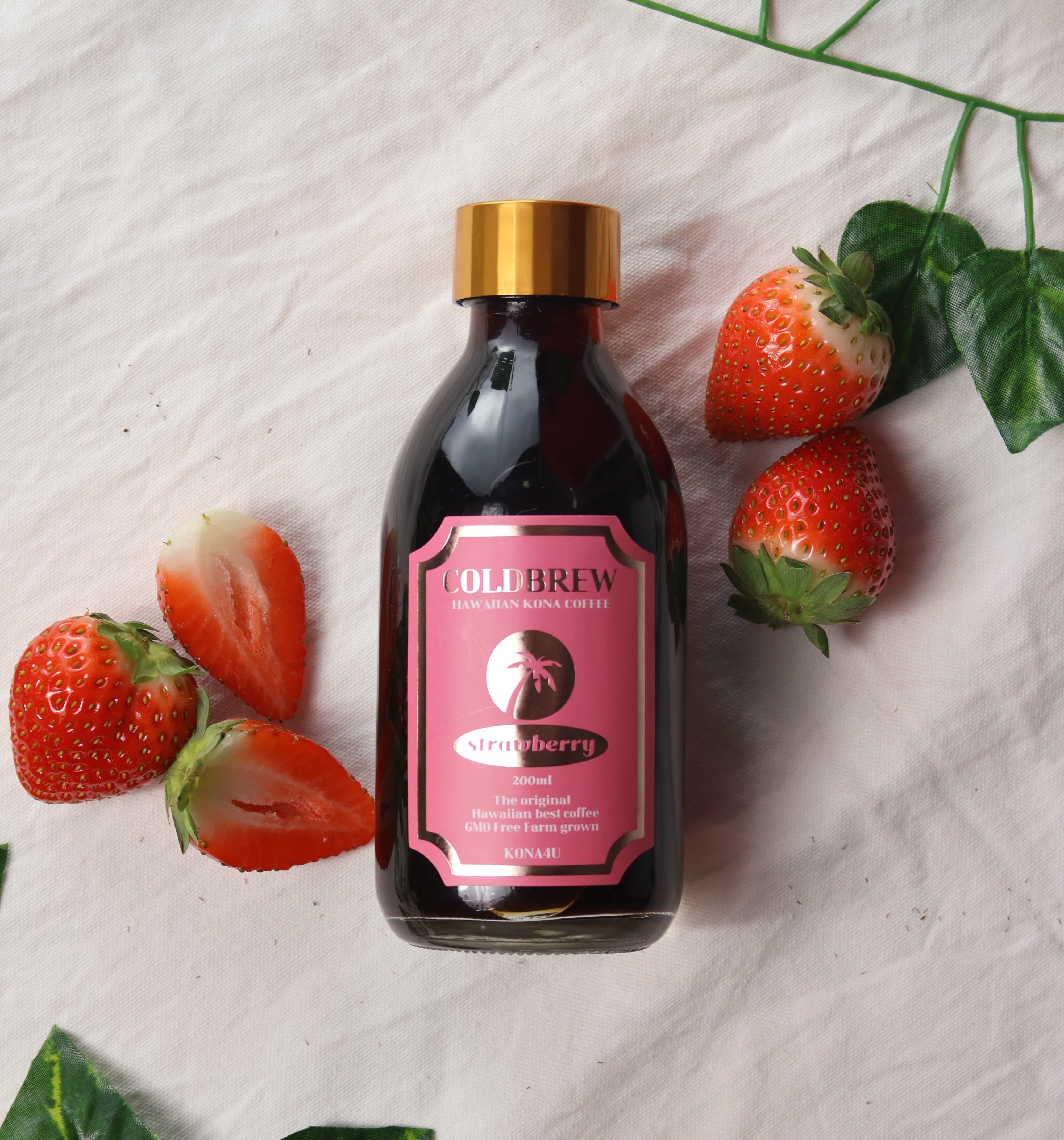 코나포유 하와이 코나커피 콜드브루 스트로베리 200ml x 2 : 코나포유