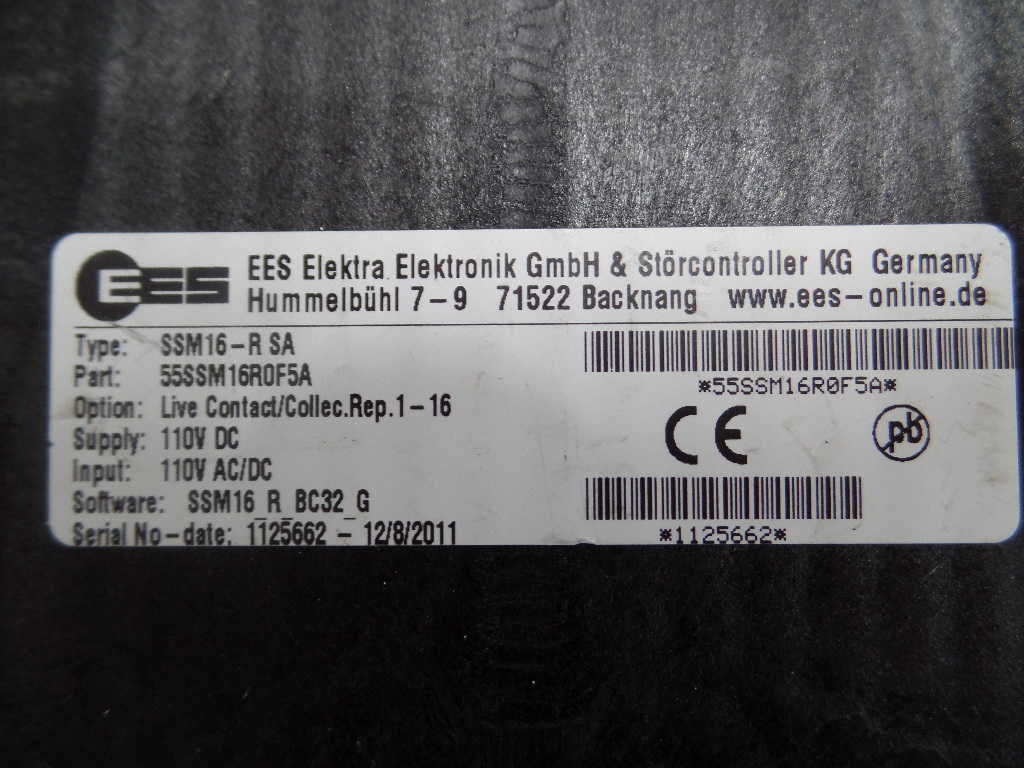 EES SSM16-R SA : 서광산전