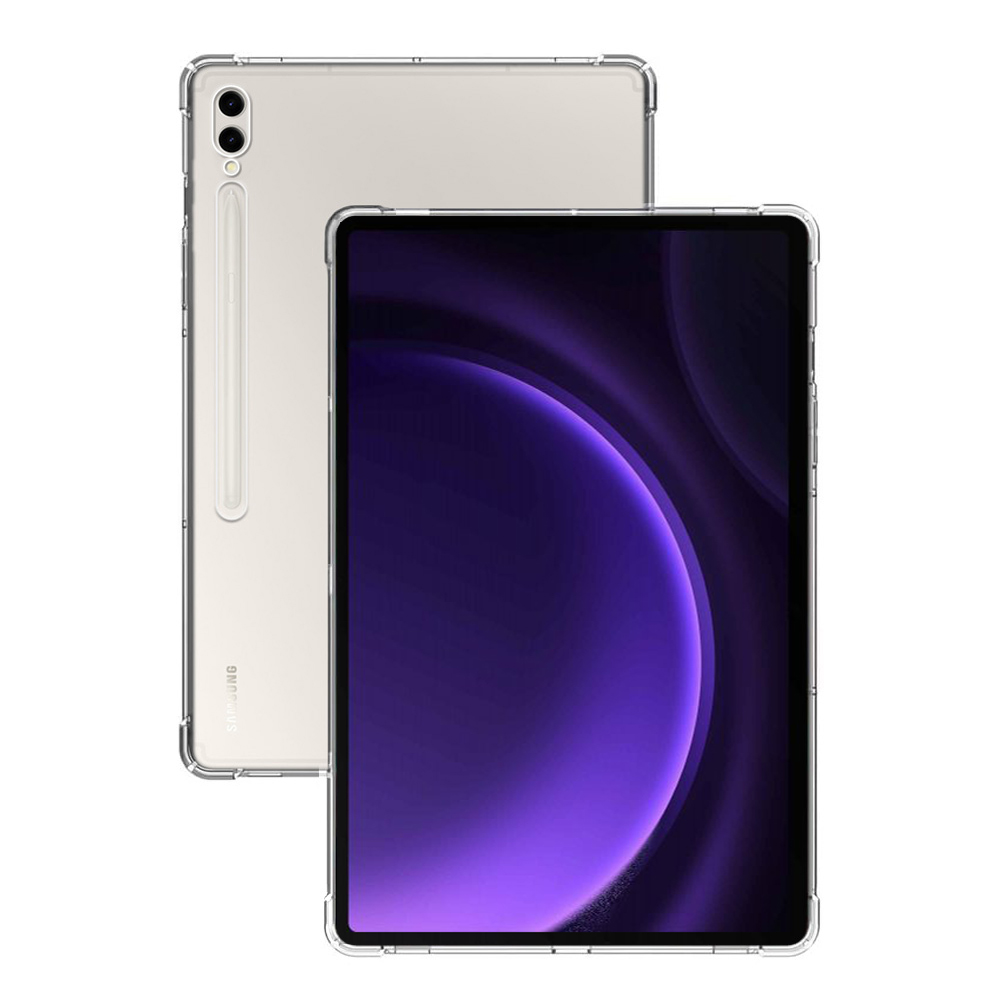 갤럭시탭 S10 플러스 보디가드 범퍼 젤리 클리어 백커버 케이스 투명, 탭 S10+ : 뷰씨