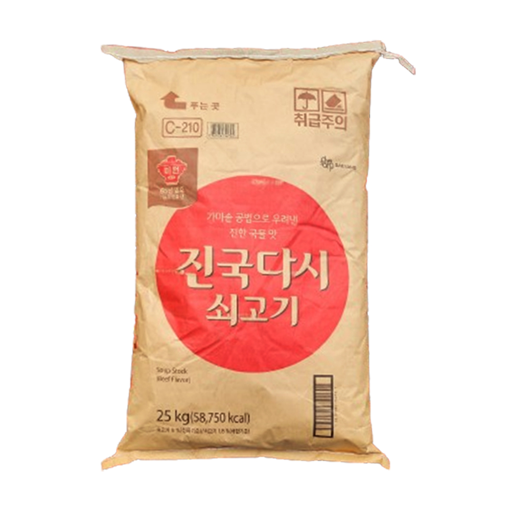 대상 쇠고기 진국다시 25kg : 우선유통