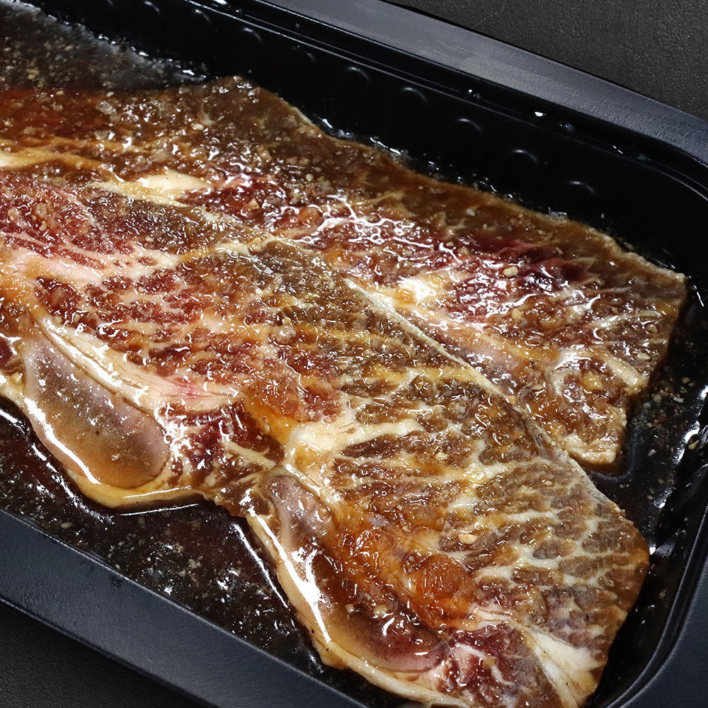 LA소양념갈비 양념소갈비살 늑간살 1kg 돼졌소 미국산 프리미엄 꽃갈비 선물세트 : 돼진다