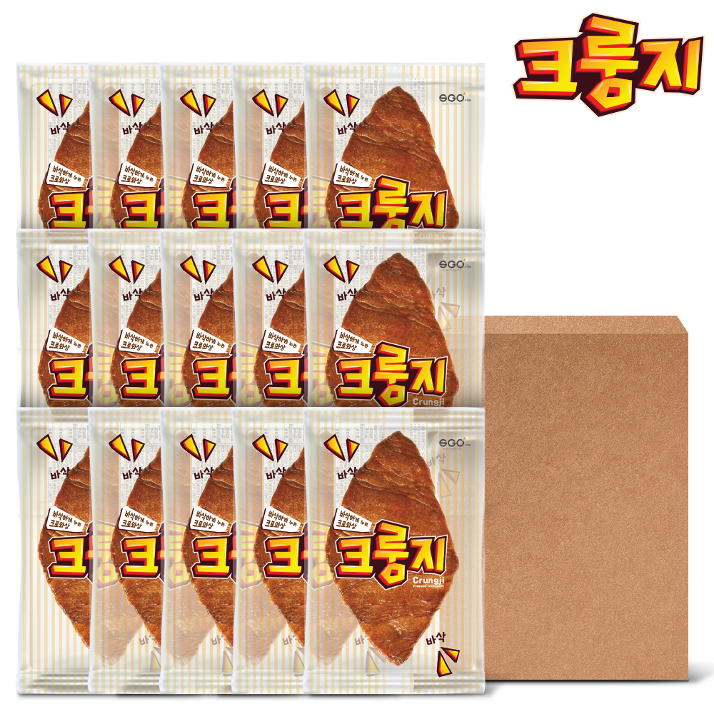 달콤 바삭 대왕 크룽지 38g x 15개 디저트 답례품 간식선물 : 디저트플래닛