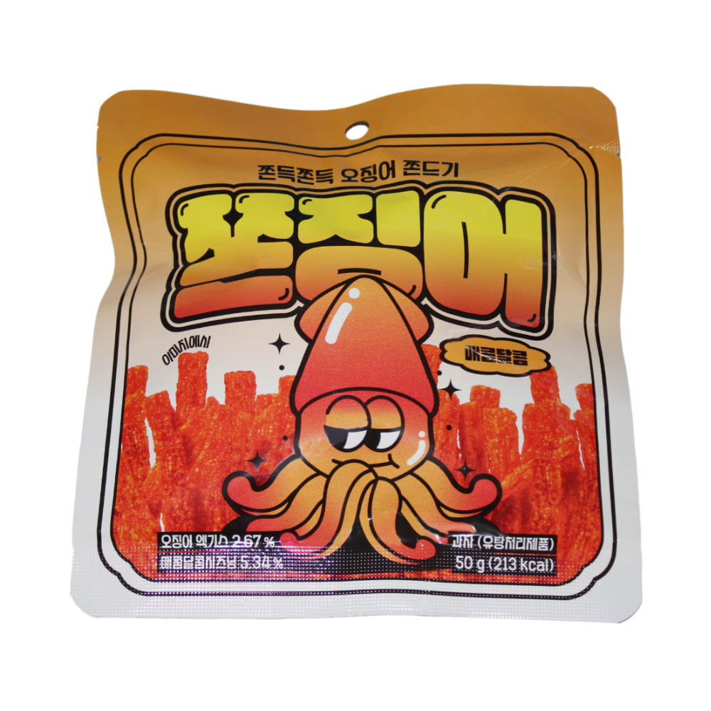 쫀징어 매콤달콤 50g : 주식회사 세븐스타몰