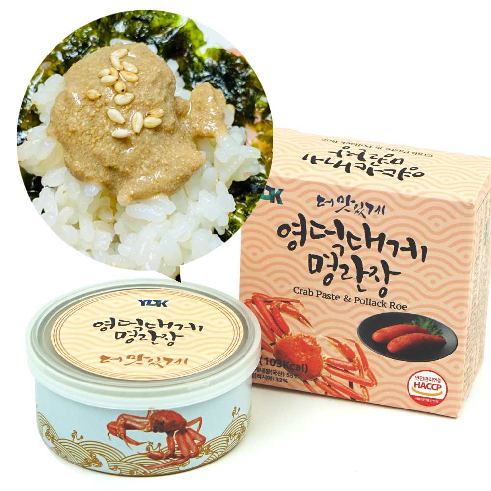 [3+1] 붉은대게살 90g 붉은대게장 90g : 안주선생