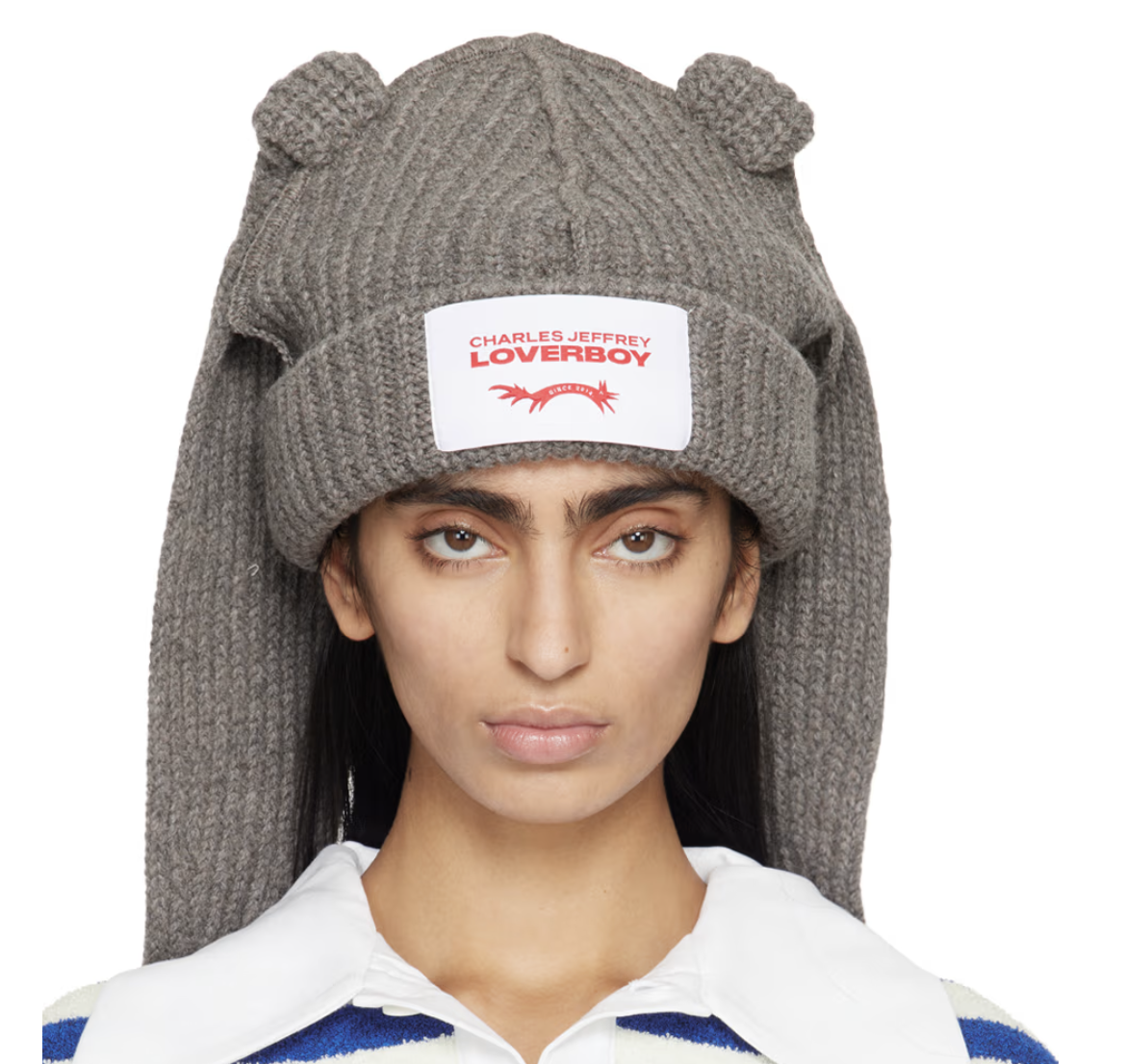CHARLES JEFFREY LOVERBOY 찰스 제프리 러버보이 청키 래빗 이어 비니 Grey : 라뗄르