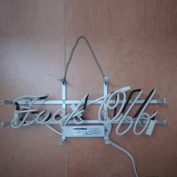 LiQi【FUCK OFF】네온 간판 NEON SIGN 디자인 에너지 절약 바 카페 다방 광고용 클럽 및 오락 장소 등 : 사당엠알오
