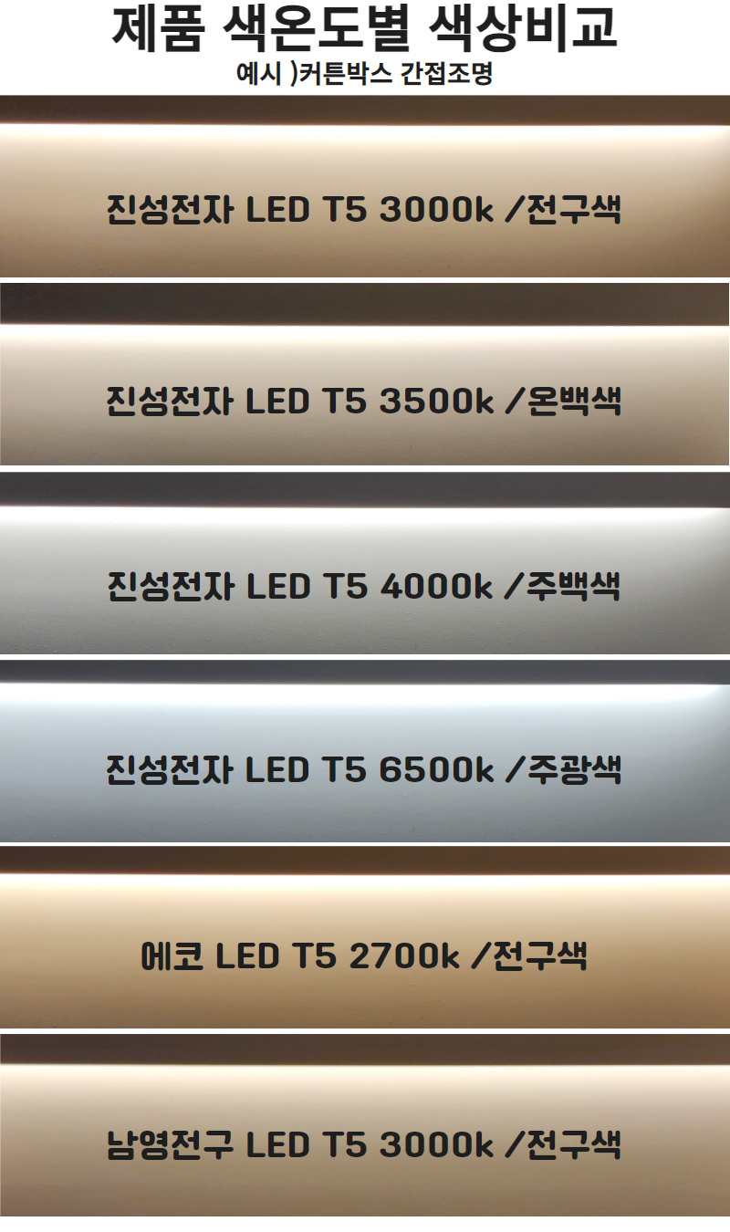 LED T5 조명 간접조명 진성전자 300mm 플리커프리 : LED조명할인마트