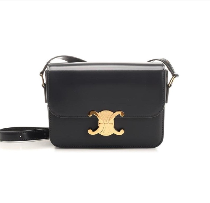 셀린느 CELINE 샤이니 카프스킨 틴트리 옴페 백 슬레이트 그레이,188423BF4-10SG : LOVEM BOUTIQUE
