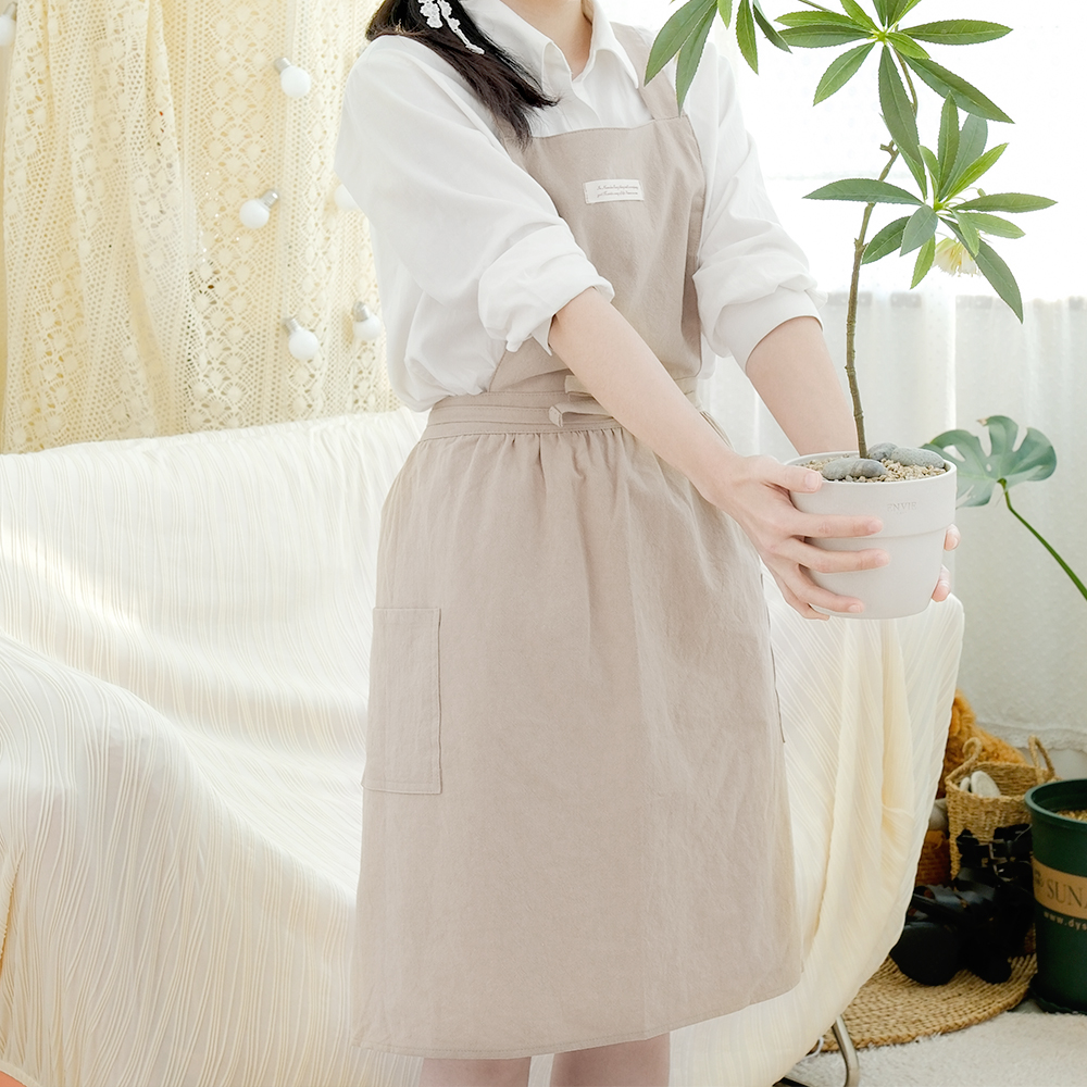 디유 프릴 린넨 앞치마 : 주식회사상상앤드