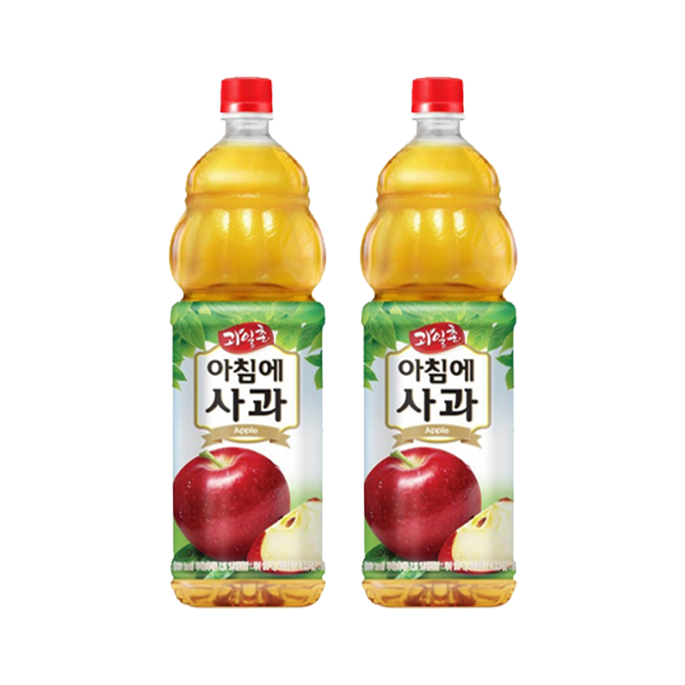 과일촌 아침에 사과주스 1.5L x 2페트 : 에스플러스마켓
