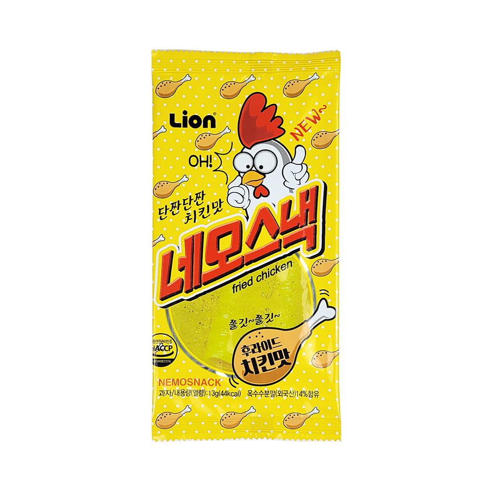 네모스낵 후라이드치킨맛, 13g, 1개 : 푸드365
