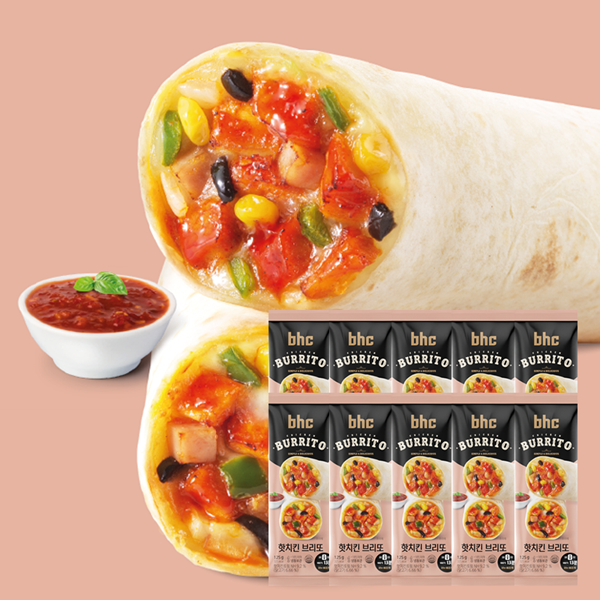 bhc 핫치킨 브리또 x 10개 : 주식회사 비에이치씨