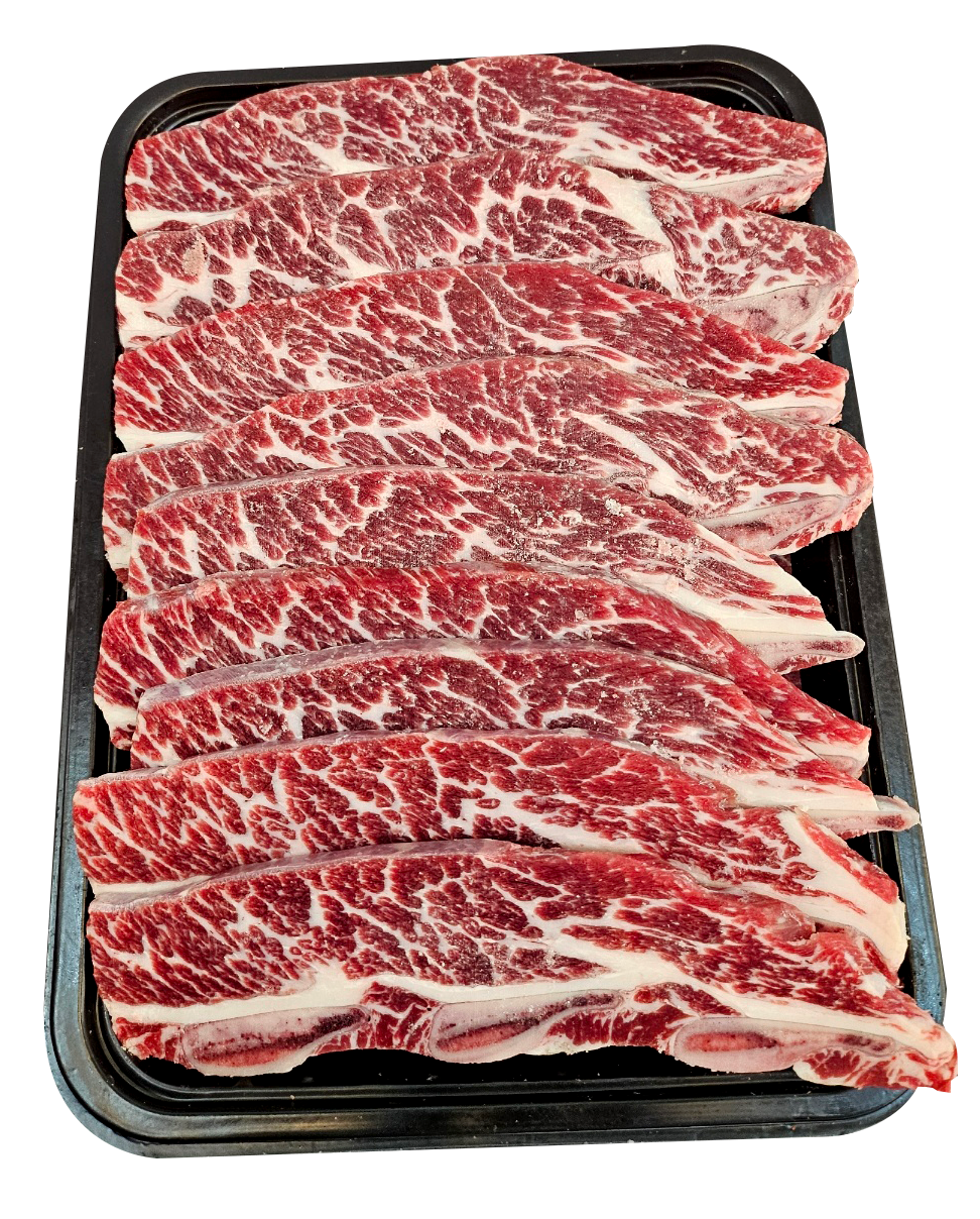 [고기생각정육점]맛있는 LA꽃갈비 미국산 NB 초이스등급  6,7,8번 LA갈비 손질 99% : 고기생각정육점