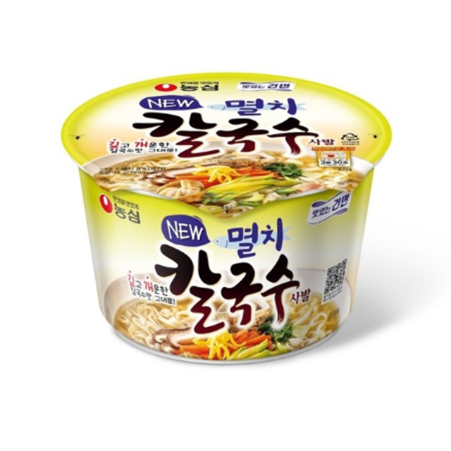 농심 멸치칼국수 사발 75g 32개 : 협성상사