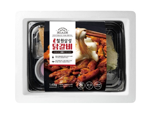 철원삼성닭갈비 선물용 세트 양념 닭갈비 국내산 닭다리살 숯불 캠핑음식 춘천닭갈비 밀키트 1.45kg (2~3인분) : 삼성닭갈비