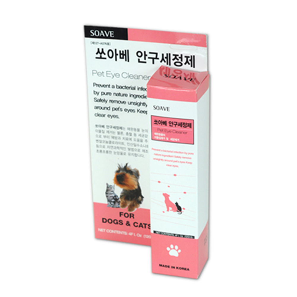 쏘아베 안구 세정제 120ml 강아지 고양이 안구관리 : 올코