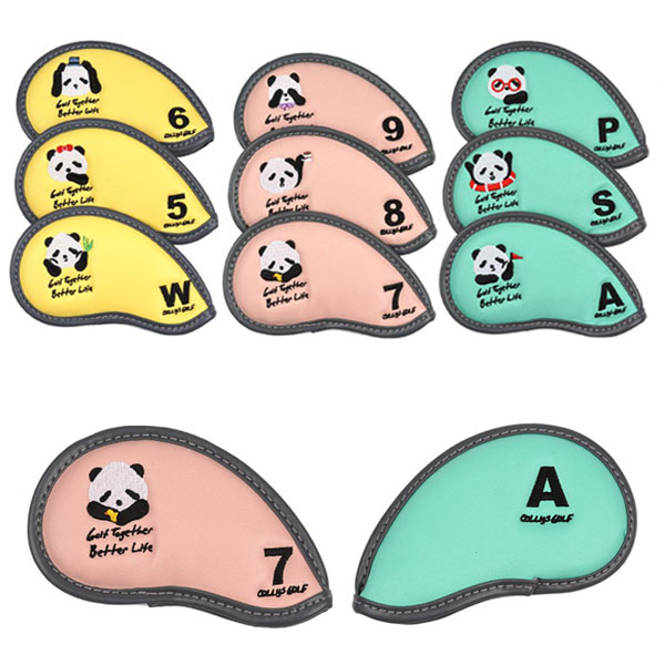 콜리스 팬더 아이언커버 1세트 (5~9, S, A,P ,X) : 파비온골프
