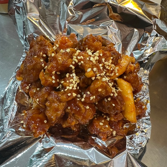 [중랑구만배송] 닭강정(대)+콜라1개(500ML)[오전배송불가] [중랑동부 큰집닭강정] : 중랑동부시장