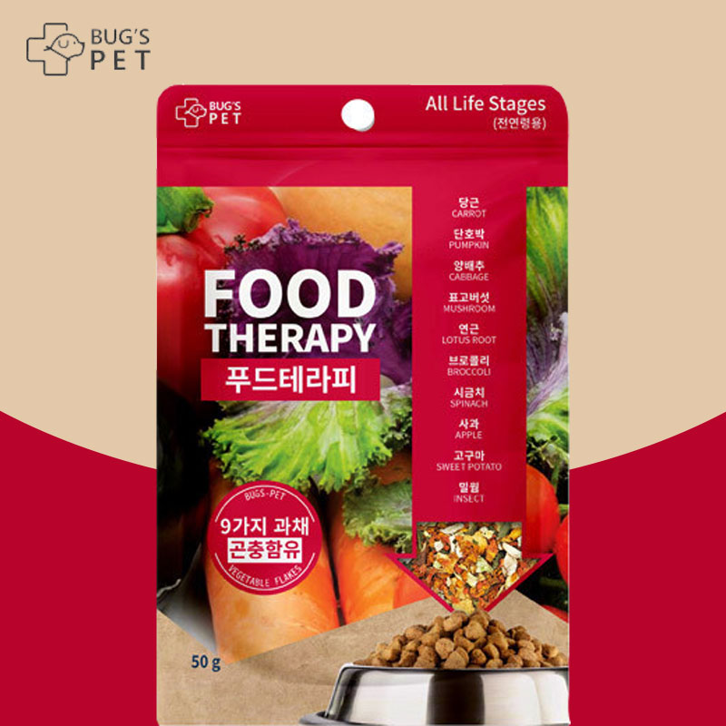 벅스펫 푸드테라피 50g : 전국구고양이