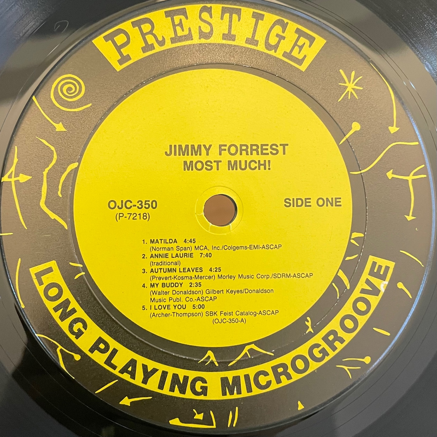 Jimmy Forest - Most Much! (Prestige) (OJC350) : 인터플레이 레코드 샵