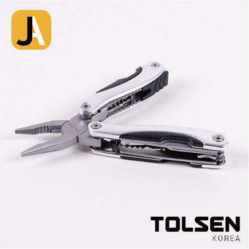 TOLSEN 툴쎈 멀티툴 맥가이버 캠핑 다용도 필수 낚시 등산 여러용도 : 장안철물공구