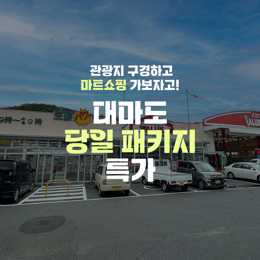 대마도 당일치기 버스투어 부산출발 가이드포함 : 큐브여행사