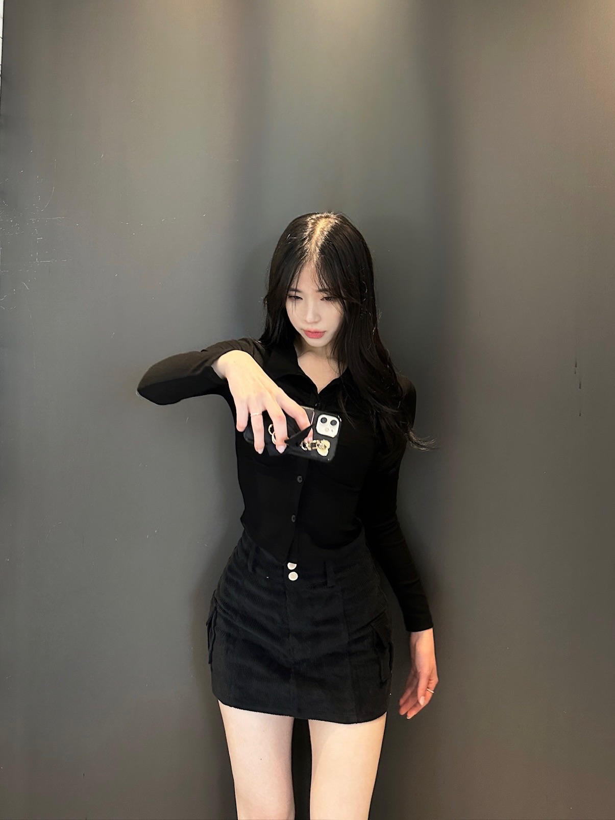 카라 스판 셔링 셔츠 : 도헤 Dorer