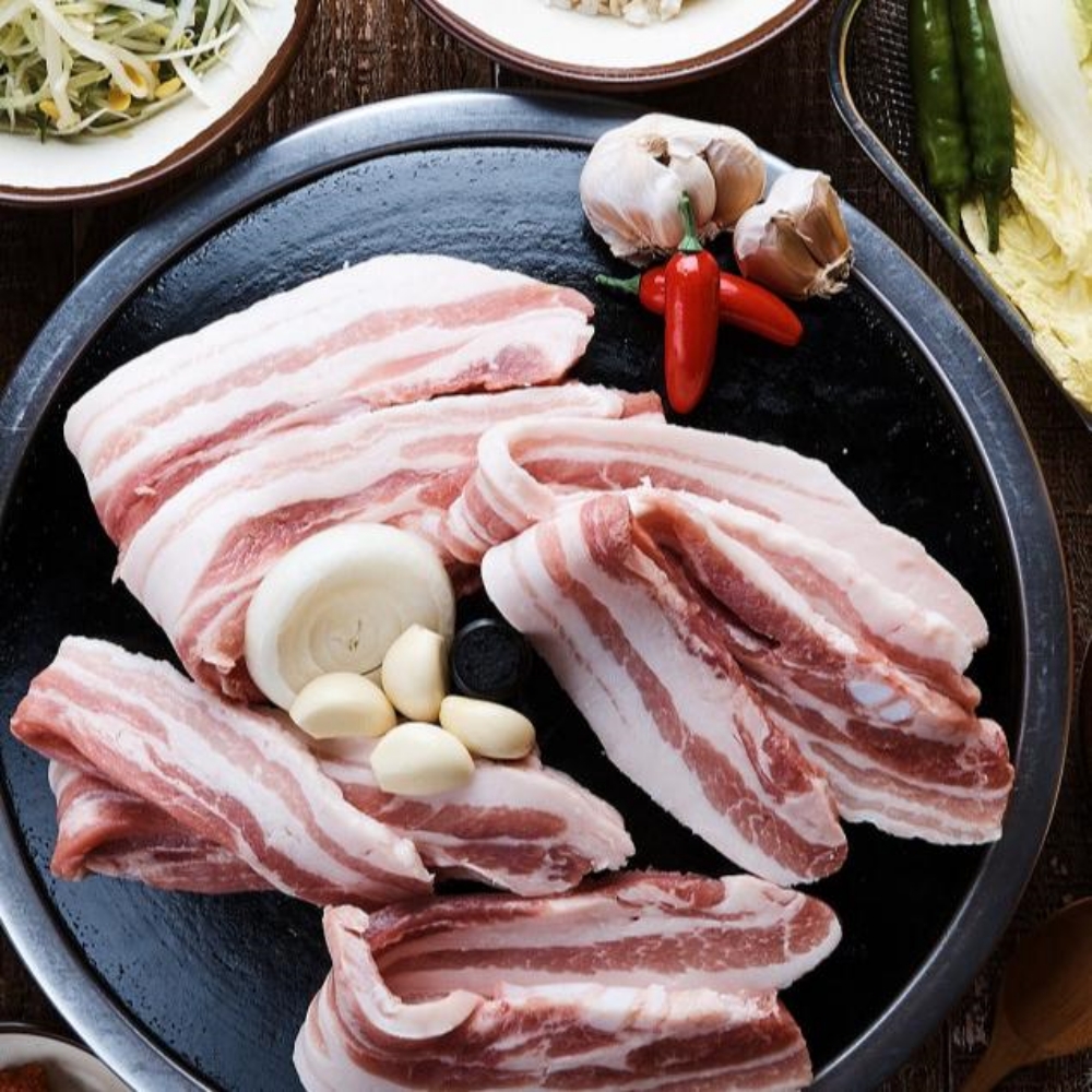 쇠솥 솥뚜껑 구이 무쇠 구이판 삼겹살 : 모아이제이