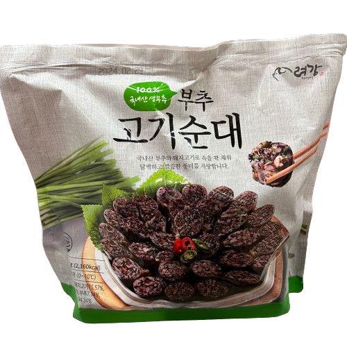 코스트코 부추 고기순대 500G x 3 (아이스박스 무료포장) : 코스트세일