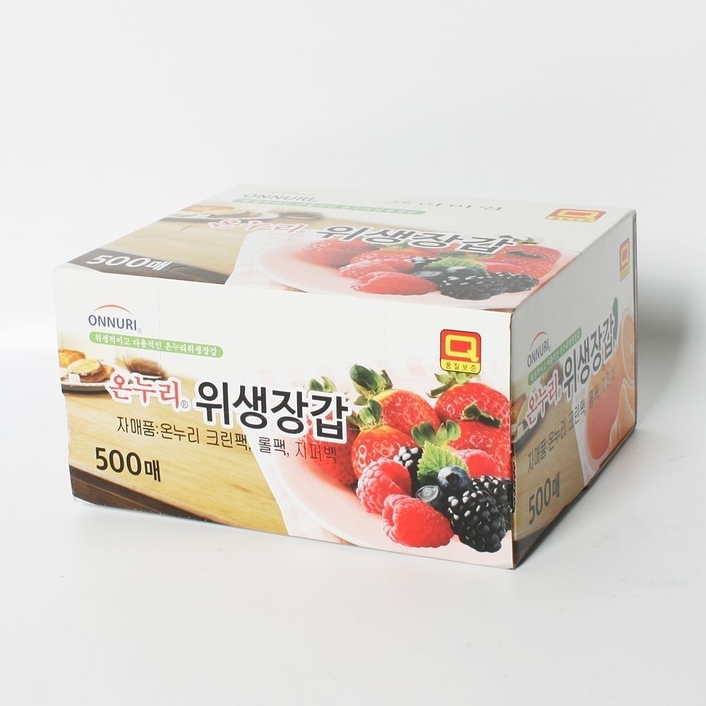 온누리 장갑 500매 음식장갑 요리용장갑 일회용장갑 음식비닐장갑 비닐음식장갑 주방용비닐장갑 일회용비닐장갑 요리장갑 비닐장갑... 