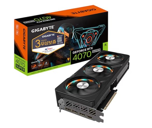 기가바이트 지포스 RTX 4070 SUPER Gaming OC D6X 12GB 피씨디렉트 : 제일컴퓨터