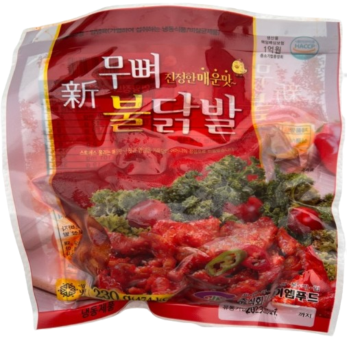 숯불 뼈없는닭발 230g 무뼈 불닭발 양념 매운 닭발 캠핑음식 술안주 제이엠푸드 : 블레스트리