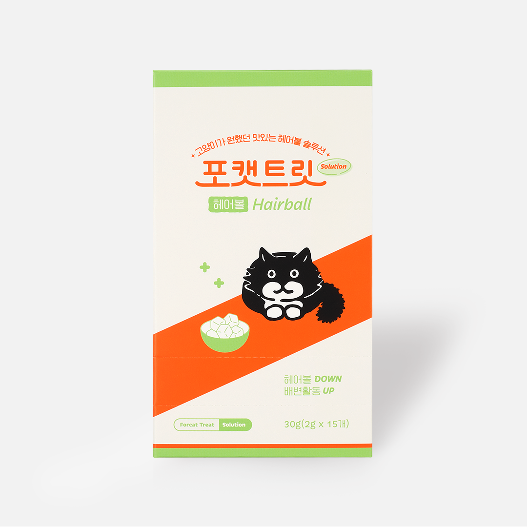 닥터펠리스 포캣 트릿 솔루션 헤어볼 30g 15P미야옹철 김명철 수의사 : 킹스도그