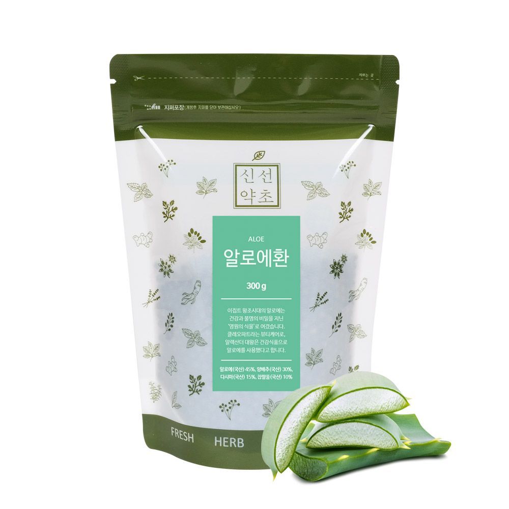 국산 알로에환 300g x2세트 : 셀-올