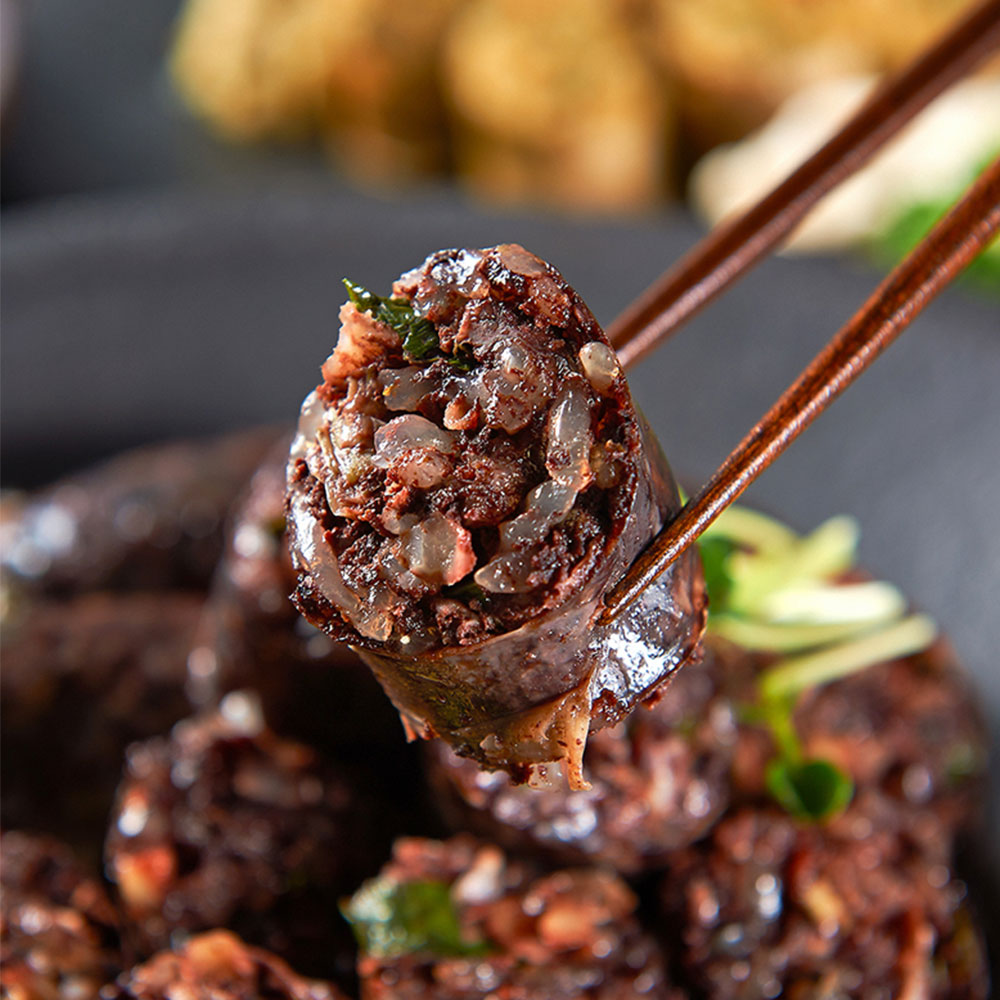 장충동왕족발 고기순대 500g (소금포함) 야식 간식 분식집맛 : 장충동왕족발 공식스토어