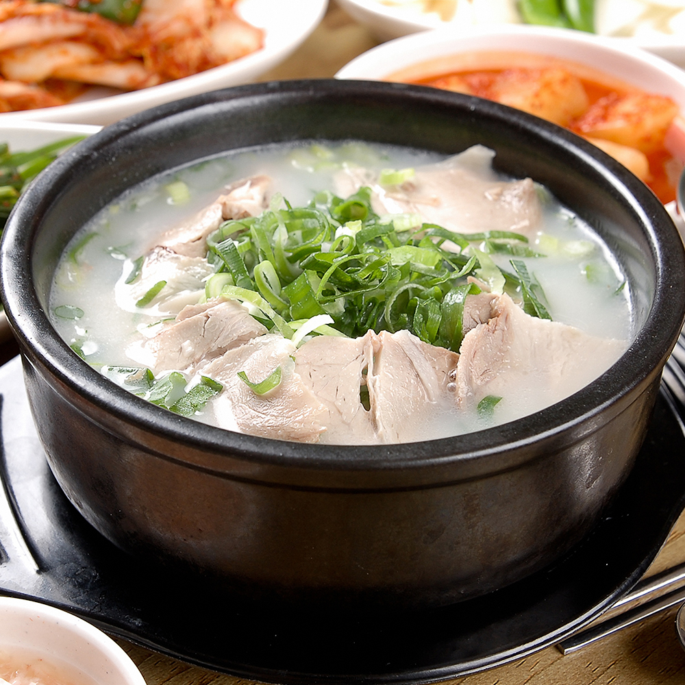 [국내산 냉장 돈육] 외할머니 부산 돼지국밥 600g 2팩+2팩 : 외할머니밥상