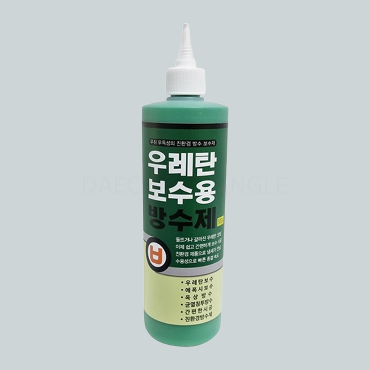 올바른 짜서쓰는 방수제 코팅 옥상 외벽 보수용 균열 크랙 백색 500ml : 퍼스트대창