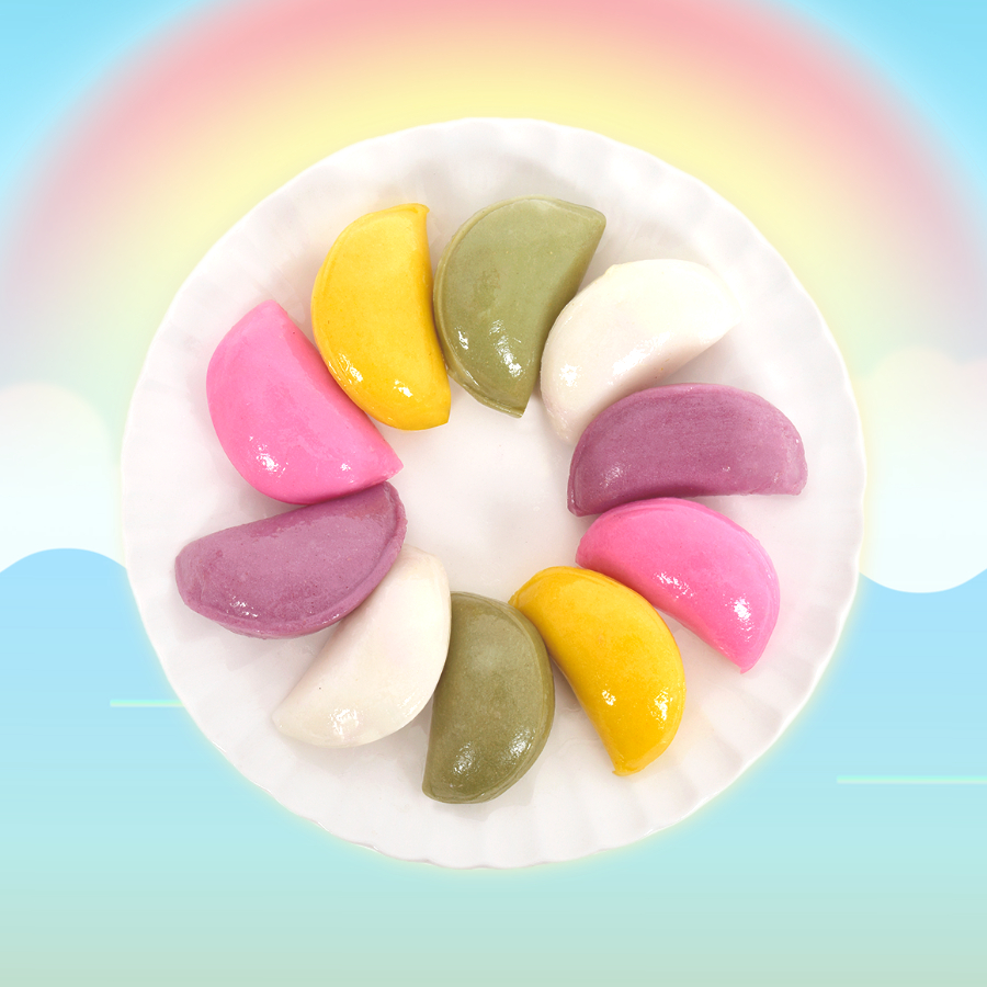 행운 무지개 바람떡 1kg : 행운떡집
