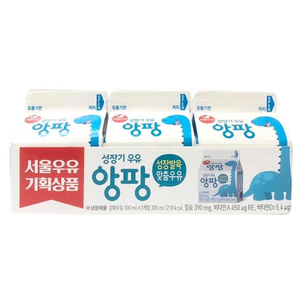 (맛나)앙팡우유(기획) 100MLx3입/서울우유 : 두드림01