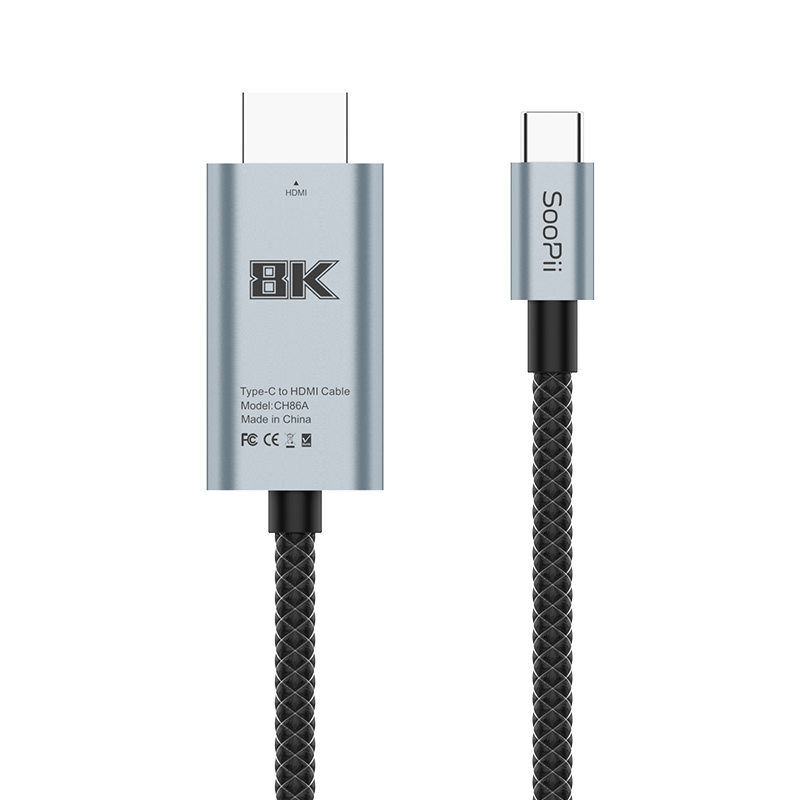 USB C타입 to HDMI 2.1 8K TV연결 미러링 케이블 CH86A 1m : 멜로디코리아