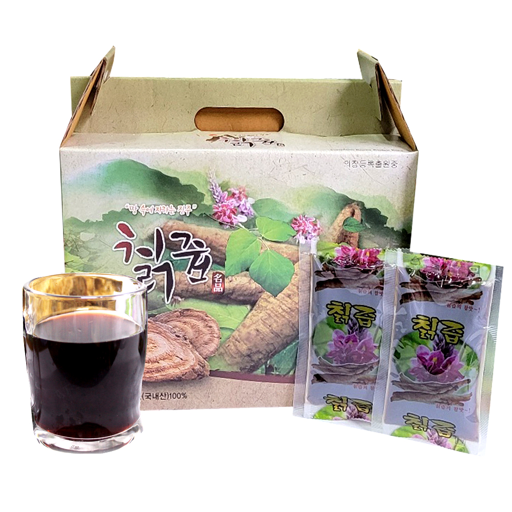 칡즙 100mlx60포 갈근  국내산 칡 100% 칡즙진액 칡차(한방건강마을) : 한방건강마을