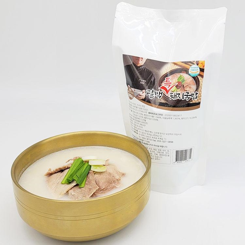 (맛나)팔백특돼지국밥 700G/팔백식품 BOX (12) : 두드림01