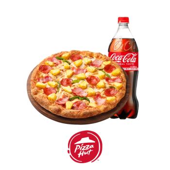 [선물하기] 피자헛 (오리지널) 알로하 하와이 L+ 콜라 1.25L : 쿠프마케팅